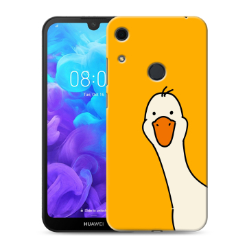 Силиконовый противоударный чехол на Huawei Y6s с принтом Утка