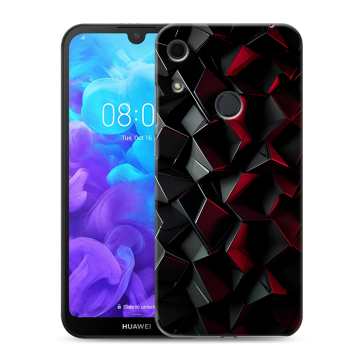 Силиконовый противоударный чехол на Huawei Y6s с принтом Абстракция Силиконовый противоударный чехол на Huawei Y6s с принтом Абстракция