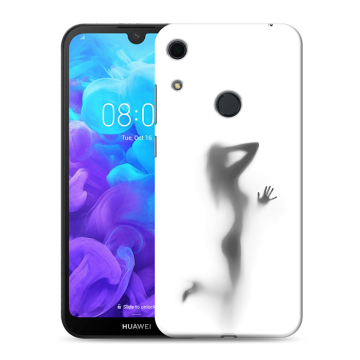 Силиконовый противоударный чехол на Huawei Y6s с принтом Силуэт