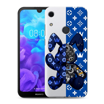 Силиконовый противоударный чехол на Huawei Y6s с принтом Луи робот