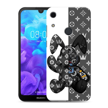 Силиконовый противоударный чехол на Huawei Y6s с принтом Луи робот Силиконовый противоударный чехол на Huawei Y6s с принтом Луи робот