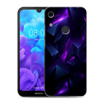 Силиконовый противоударный чехол на Huawei Y6s с принтом Абстракиция