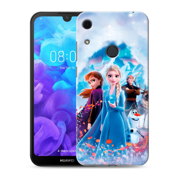 Силиконовый противоударный чехол на Huawei Y6s с принтом Холодное сердце Frozen Силиконовый противоударный чехол на Huawei Y6s с принтом Холодное сердце Frozen