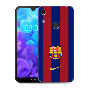 Силиконовый противоударный чехол на Huawei Y6s с принтом Барселона Barcelona