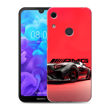 Силиконовый противоударный чехол на Huawei Y6s с принтом Мерседес Mercedes AMG Силиконовый противоударный чехол на Huawei Y6s с принтом Мерседес Mercedes AMG