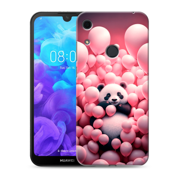 Силиконовый противоударный чехол на Huawei Y6s с принтом Панда