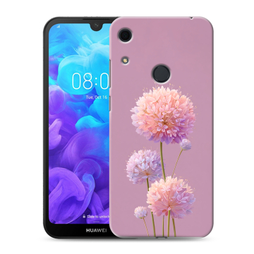 Силиконовый противоударный чехол на Huawei Y6s с принтом Цветы Силиконовый противоударный чехол на Huawei Y6s с принтом Цветы