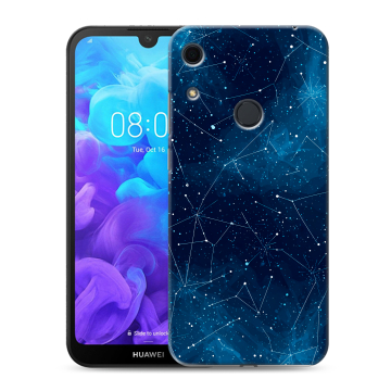 Силиконовый противоударный чехол на Huawei Y6s с принтом Космос звезды Силиконовый противоударный чехол на Huawei Y6s с принтом Космос звезды