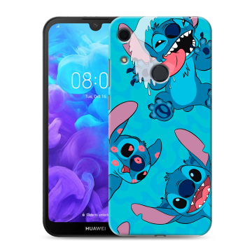 Силиконовый противоударный чехол на Huawei Y6s с принтом Лило и Стич