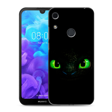 Силиконовый противоударный чехол на Huawei Y6s с принтом Как приручить дракона Силиконовый противоударный чехол на Huawei Y6s с принтом Как приручить дракона