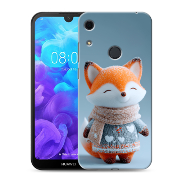 Силиконовый противоударный чехол на Huawei Y6s с принтом Лиса Силиконовый противоударный чехол на Huawei Y6s с принтом Лиса