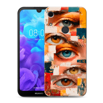 Силиконовый противоударный чехол на Huawei Y6s с принтом Модный принт Силиконовый противоударный чехол на Huawei Y6s с принтом Модный принт