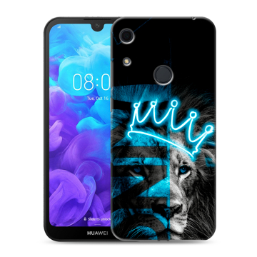 Силиконовый противоударный чехол на Huawei Y6s с принтом Король лев Силиконовый противоударный чехол на Huawei Y6s с принтом Король лев