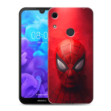 Силиконовый противоударный чехол на Huawei Y6s с принтом Spiderman Человек паук Силиконовый противоударный чехол на Huawei Y6s с принтом Spiderman Человек паук