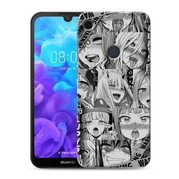 Силиконовый противоударный чехол на Huawei Y6s с принтом Ahegao Ахегао Аниме Силиконовый противоударный чехол на Huawei Y6s с принтом Ahegao Ахегао Аниме