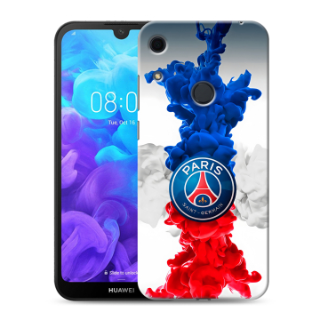 Силиконовый противоударный чехол на Huawei Y6s с принтом PSG ПСЖ Силиконовый противоударный чехол на Huawei Y6s с принтом PSG ПСЖ