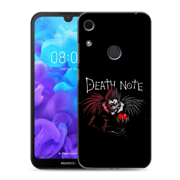 Силиконовый противоударный чехол на Huawei Y6s с принтом Death note Тетрадь смерти Силиконовый противоударный чехол на Huawei Y6s с принтом Death note Тетрадь смерти