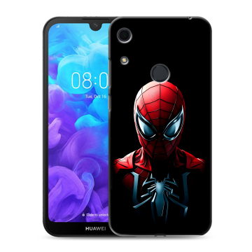 Силиконовый противоударный чехол на Huawei Y6s с принтом Spiderman Человек паук