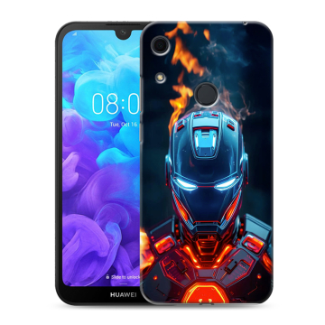 Силиконовый противоударный чехол на Huawei Y6s с принтом IronMan Железный человек