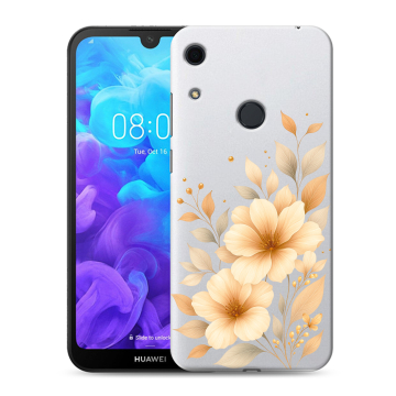 Силиконовый противоударный чехол на Huawei Y6s с принтом для девушки Силиконовый противоударный чехол на Huawei Y6s с принтом для девушки