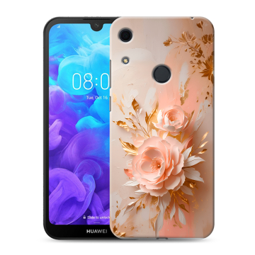 Силиконовый противоударный чехол на Huawei Y6s с принтом женский Силиконовый противоударный чехол на Huawei Y6s с принтом женский