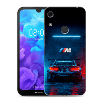 Силиконовый противоударный чехол на Huawei Y6s с принтом BMW БМВ Силиконовый противоударный чехол на Huawei Y6s с принтом BMW БМВ