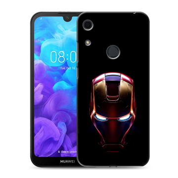 Силиконовый противоударный чехол на Huawei Y6s с принтом IronMan Железный человек Силиконовый противоударный чехол на Huawei Y6s с принтом IronMan Железный человек