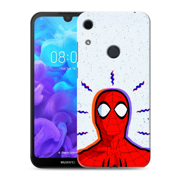 Силиконовый противоударный чехол на Huawei Y6s с принтом Spiderman Человек паук Силиконовый противоударный чехол на Huawei Y6s с принтом Spiderman Человек паук