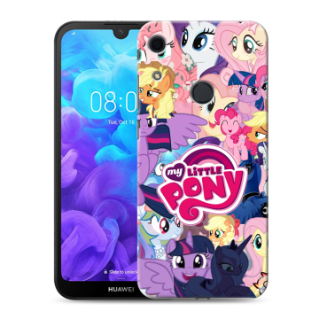 Силиконовый противоударный чехол на Huawei Y6s с принтом My little pony Дружба чудо Силиконовый противоударный чехол на Huawei Y6s с принтом My little pony Дружба чудо