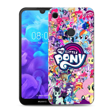 Силиконовый противоударный чехол на Huawei Y6s с принтом My little pony Дружба чудо Силиконовый противоударный чехол на Huawei Y6s с принтом My little pony Дружба чудо