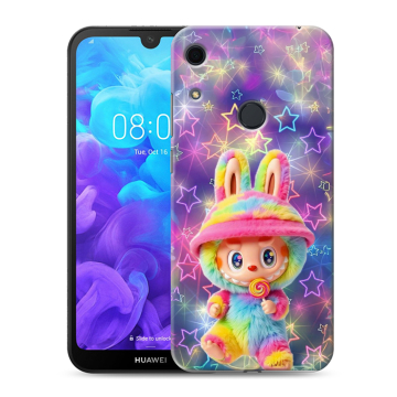 Силиконовый противоударный чехол на Huawei Y6s с принтом Labubu Лабубу Силиконовый противоударный чехол на Huawei Y6s с принтом Labubu Лабубу