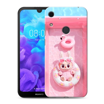 Силиконовый противоударный чехол на Huawei Y6s с принтом Labubu Лабубу Силиконовый противоударный чехол на Huawei Y6s с принтом Labubu Лабубу