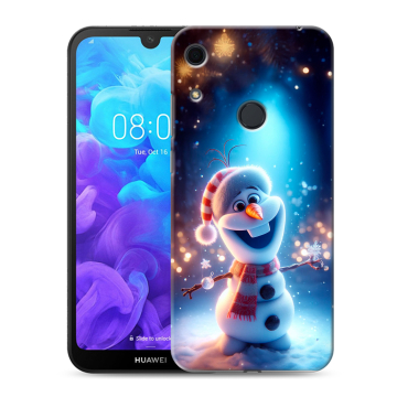 Силиконовый противоударный чехол на Huawei Y6s с принтом Новый год Силиконовый противоударный чехол на Huawei Y6s с принтом Новый год