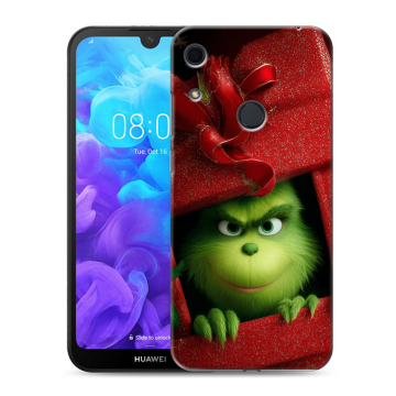 Силиконовый противоударный чехол на Huawei Y6s с принтом Новый год Силиконовый противоударный чехол на Huawei Y6s с принтом Новый год