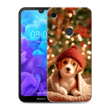 Силиконовый противоударный чехол на Huawei Y6s с принтом Новый год Силиконовый противоударный чехол на Huawei Y6s с принтом Новый год