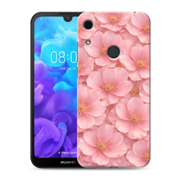 Силиконовый противоударный чехол на Huawei Y6s с принтом женский Силиконовый противоударный чехол на Huawei Y6s с принтом женский