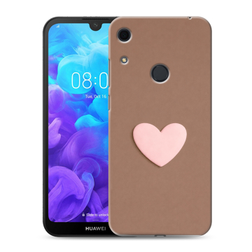 Силиконовый противоударный чехол на Huawei Y6s с принтом женский