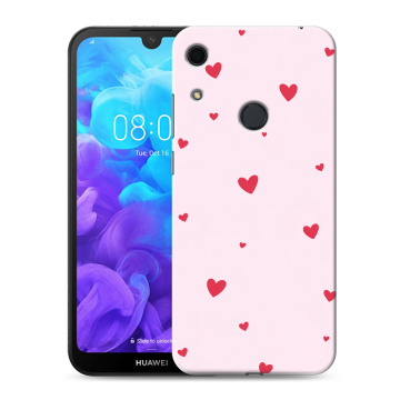 Силиконовый противоударный чехол на Huawei Y6s с принтом для девочек