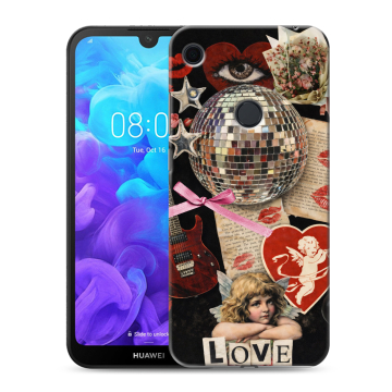 Силиконовый противоударный чехол на Huawei Y6s с принтом для девочек Силиконовый противоударный чехол на Huawei Y6s с принтом для девочек