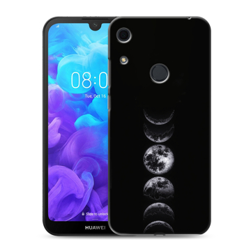 Силиконовый противоударный чехол на Huawei Y6s с принтом женский
