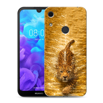 Силиконовый противоударный чехол на Huawei Y6s с принтом женский
