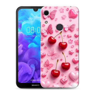 Силиконовый противоударный чехол на Huawei Y6s с принтом для девочек Силиконовый противоударный чехол на Huawei Y6s с принтом для девочек