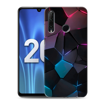 Силиконовый чехол на Huawei Honor 20 Lite с принтом Геометрия неона Силиконовый чехол на Huawei Honor 20 Lite с принтом Геометрия неона