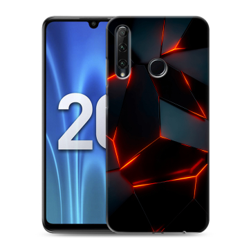Силиконовый чехол на Huawei Honor 20 Lite с принтом Яркие абстракции Силиконовый чехол на Huawei Honor 20 Lite с принтом Яркие абстракции