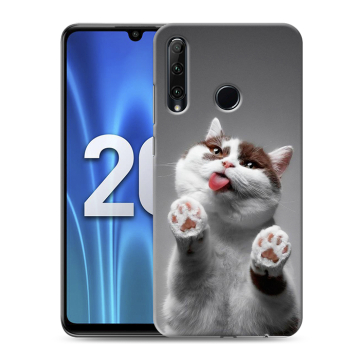 Силиконовый чехол на Huawei Honor 20 Lite с принтом Коты Силиконовый чехол на Huawei Honor 20 Lite с принтом Коты