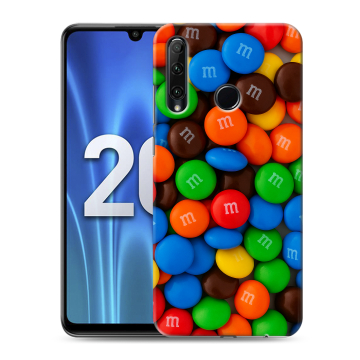 Силиконовый чехол на Huawei Honor 20 Lite с принтом Конфеты Силиконовый чехол на Huawei Honor 20 Lite с принтом Конфеты