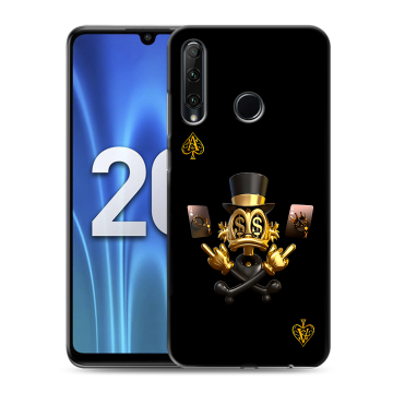 Силиконовый чехол на Huawei Honor 20 Lite с принтом Золотой скрудж макдак