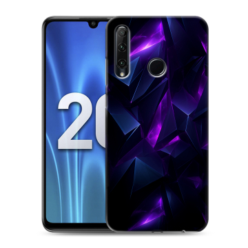 Силиконовый чехол на Huawei Honor 20 Lite с принтом Абстракиция