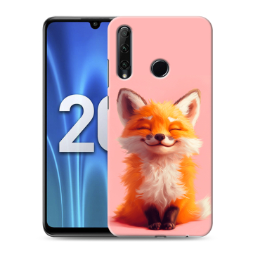 Силиконовый чехол на Huawei Honor 20 Lite с принтом милая лиса