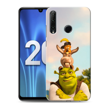 Силиконовый чехол на Huawei Honor 20 Lite с принтом Шрек Shrek Силиконовый чехол на Huawei Honor 20 Lite с принтом Шрек Shrek